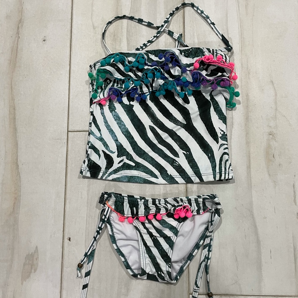 Girls Pom Pom Tankini from Pily Q